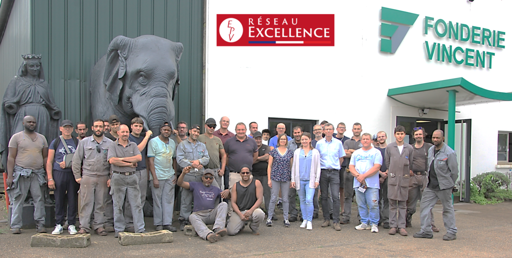 FONDERIE VINCENT fête ses 145 ans. EPV Entreprise du Patrimoine Vivant